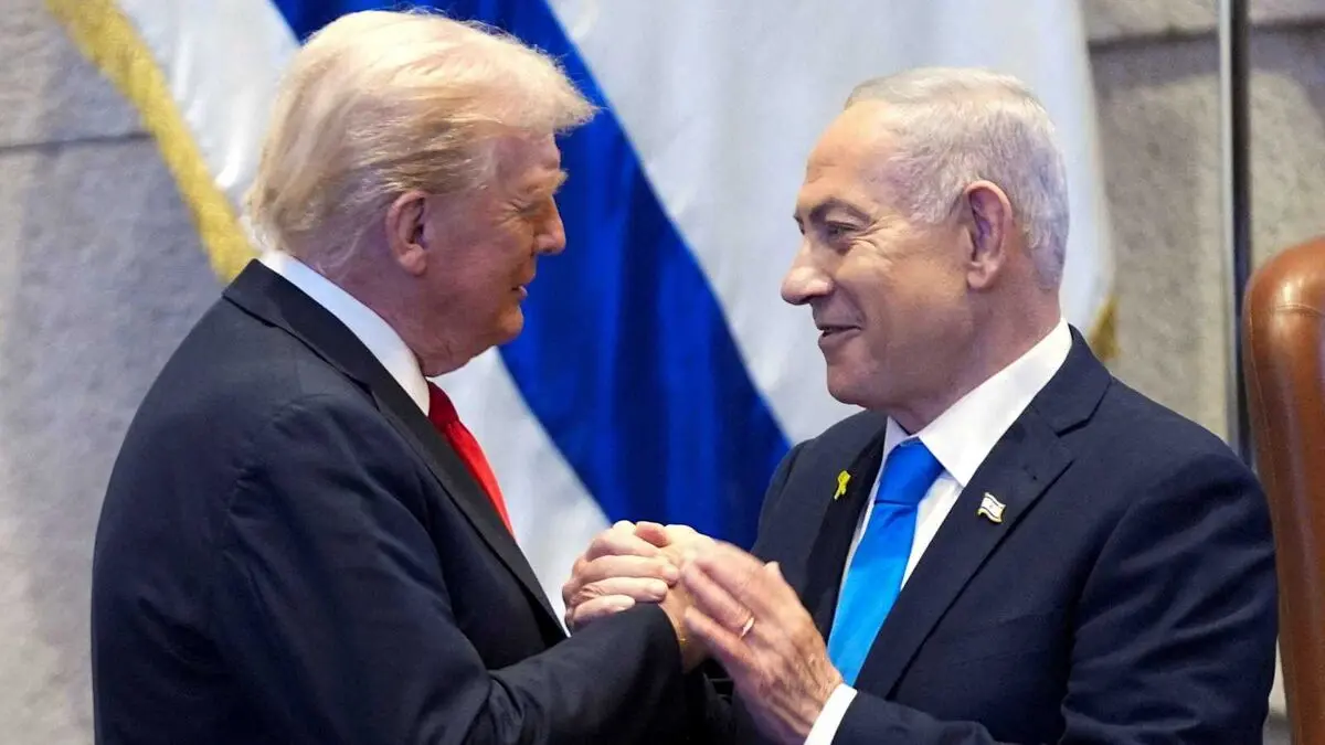 نتانیاهو و ترامپ در دل بمب‌افکن B-2؛ پیام مستقیم به ایران!+ ویدئو