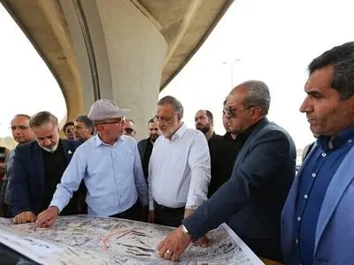 بازدید سرزده شهردار تهران از ۳ پروژه‌ بزرگراهی پایتخت