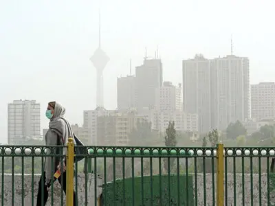 هوای تهران در شرایط ناسالم برای گروه‌های حساس