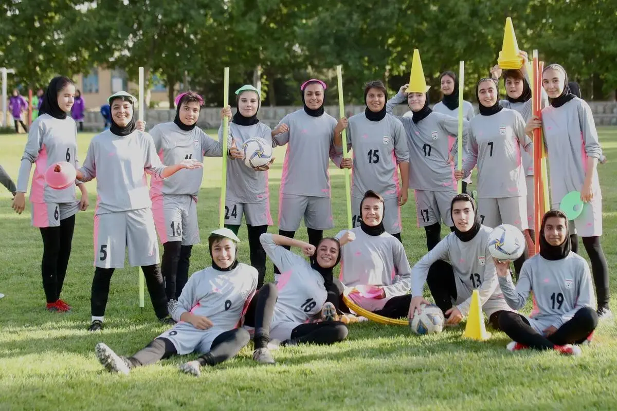 پیگیری تمرینات تیم ملی فوتبال دختران نوجوان 