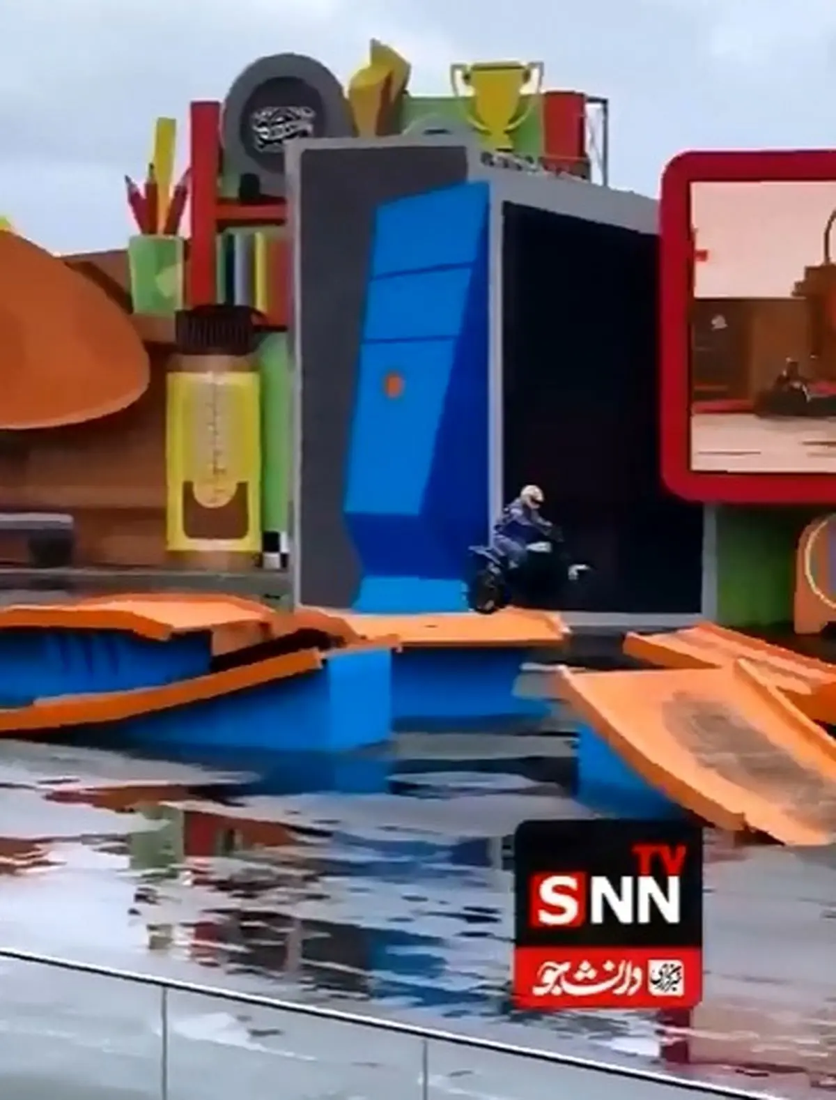 نمایش موتورسواران در برزیل با تراژدی به پایان رسید + فیلم