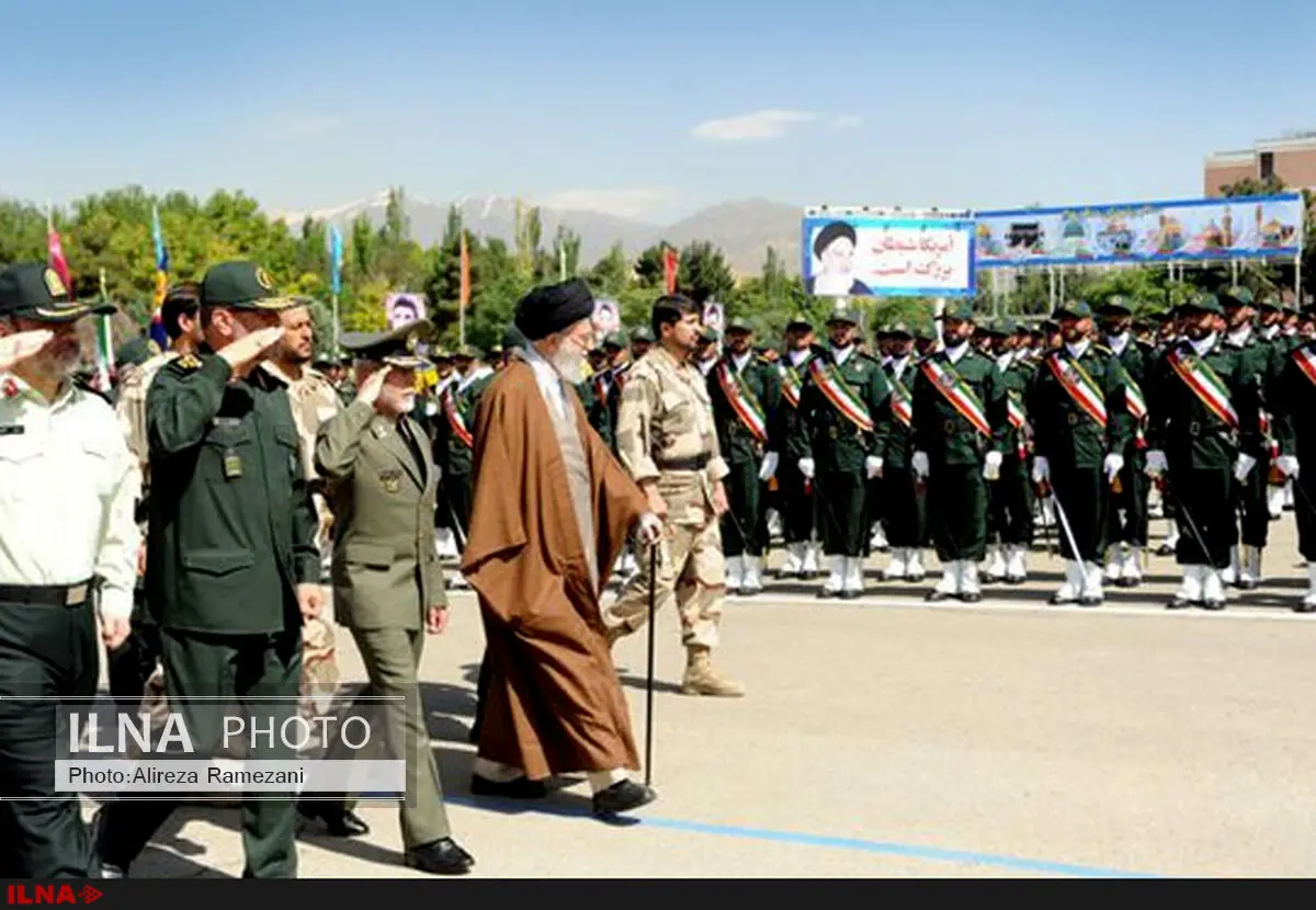 مراسم دانش‌آموختگی دانشجویان دانشگاه افسری امام حسین (ع)