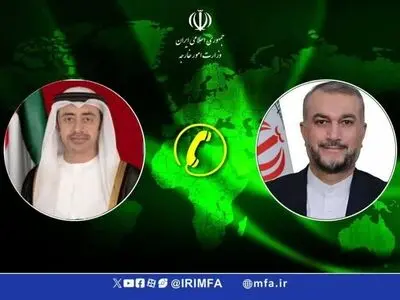 گفت‌وگوی تلفنی وزیر خارجه کشورمان با همتای اماراتی 