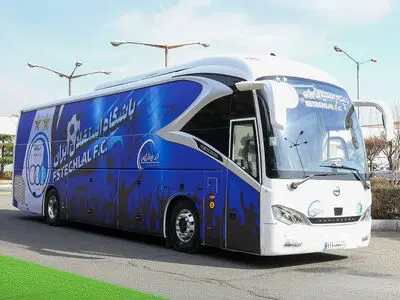 رونمایی از اتوبوس VIP باشگاه استقلال 