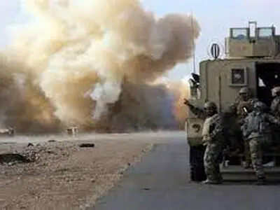 هدف قرار گرفتن دو کاروان لجستیکی آمریکا در استان ناصریه

