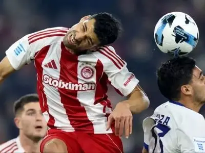 توقف المپیاکوس در شب درخشش مهاجم ایرانی