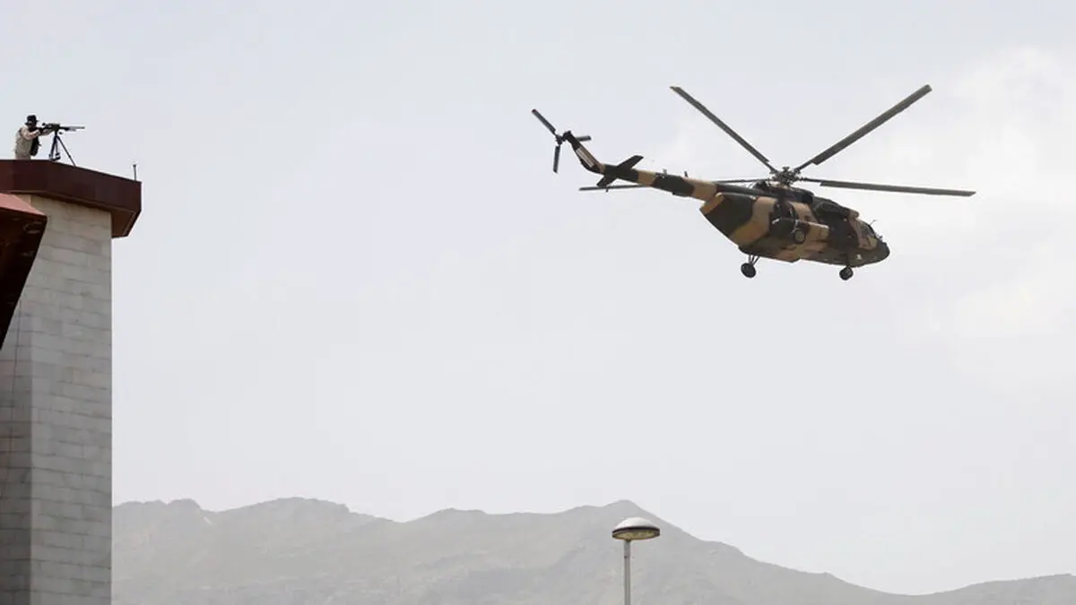 ۷ کشته و زخمی در پی سقوط بالگرد در افغانستان