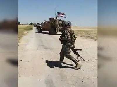 مقابله ارتش سوریه با کاروان نظامی آمریکا در شمال غرب حسکه