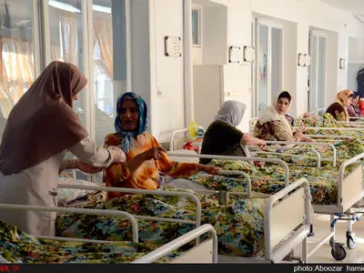 مراسم گرامیداشت روز پرستار در آسایشگاه معلولین و سالمندان رشت