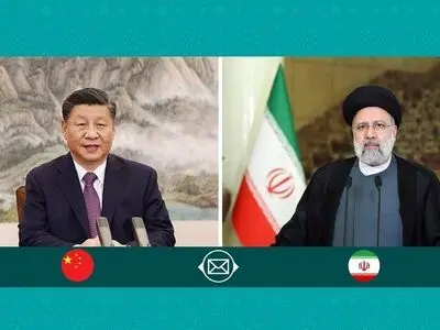 رئیسی یهنیء نظیره الصینی بمناسبة رأس السنة الصینیة