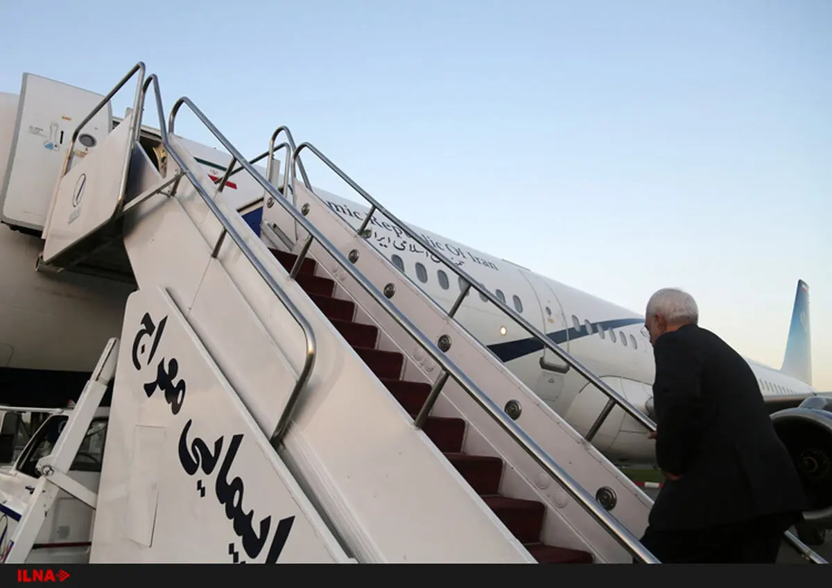 ظریف راهی تهران شد