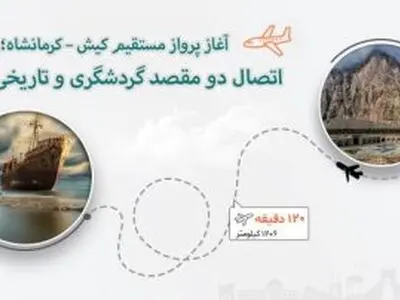 اتصال دو مقصد گردشگری و تاریخی ایران
