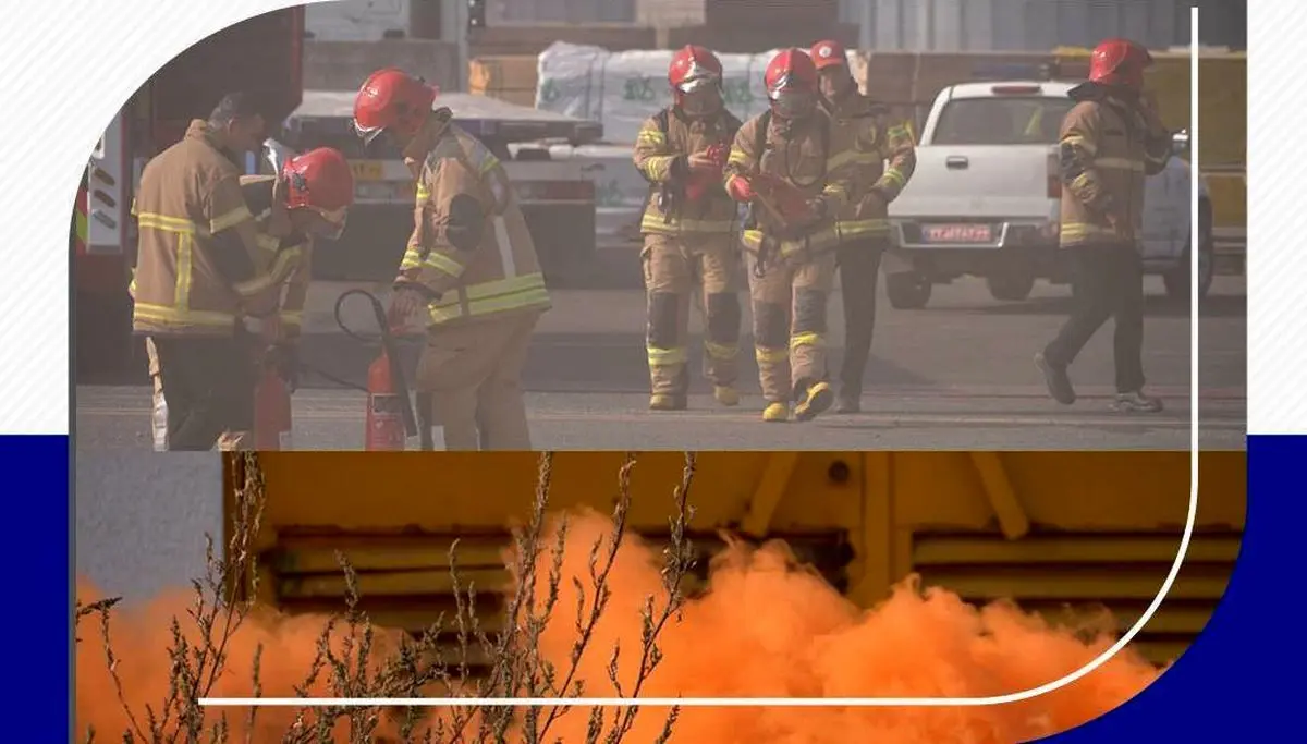 برگزاری مانور سطح B اطفای حریق در پست‌های برق فشارقوی مجتمع بندری انزلی