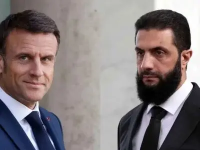 گفت‌وگوی ماکرون و الجولانی