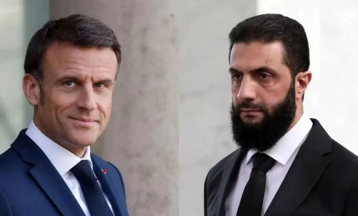 گفت‌وگوی ماکرون و الجولانی