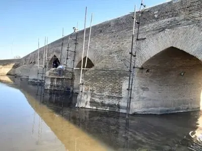عملیات مرمت پل تاریخی چالان‌چولان به پایان رسید