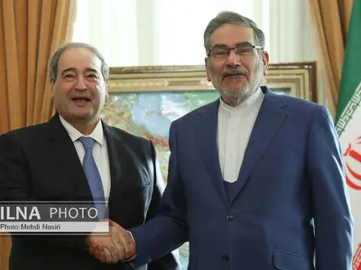دیدار وزیرخارجه سوریه با علی شمخانی