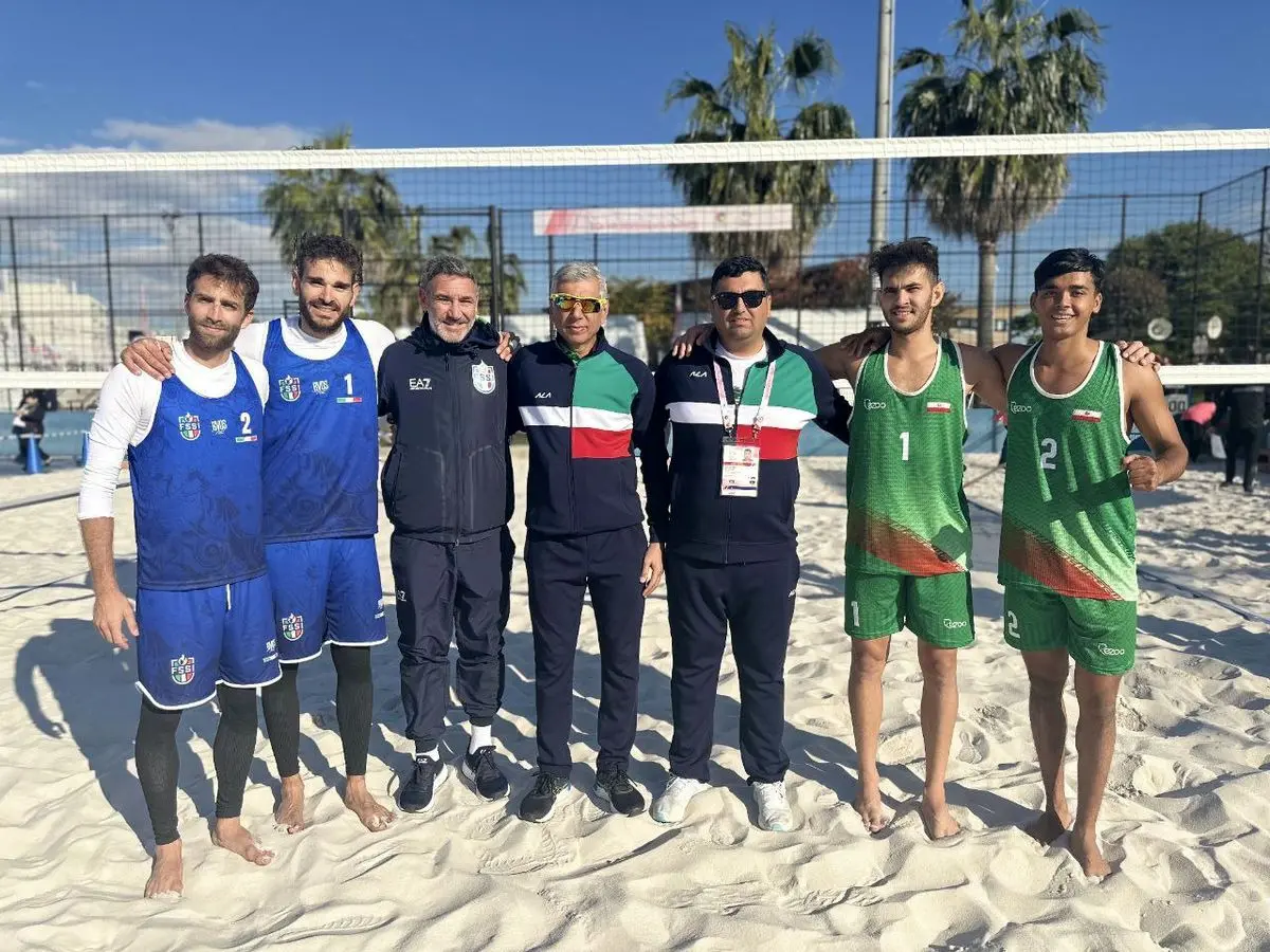 صعودِ بدون باخت تیم ملی «الف» والیبال ساحلی از مرحله مقدماتی