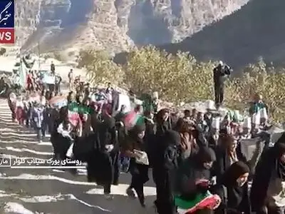 راهپیمایی ۱۳ آبان ۱۴۰۴ در روستاها و مناطق عشایری + فیلم