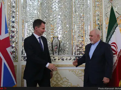 وزیر امور خارجه بریتانیا با ظریف دیدار کرد