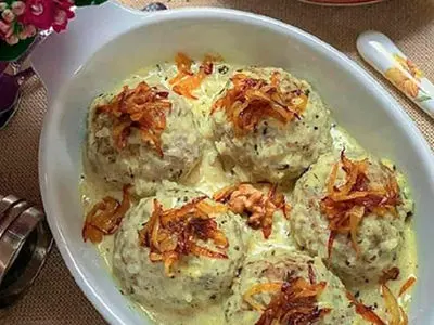طرز تهیه کوفته برنجی یا کوفته کشک اصفهانی 