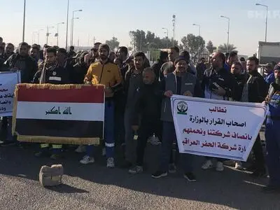 اعتراض کارگران حفاری نفت عراق به نابرابری مزدی