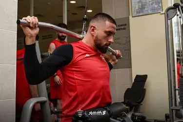 تمرین پرسپولیس در سالن بدنسازی/ گندوز به تمرینات بازگشت