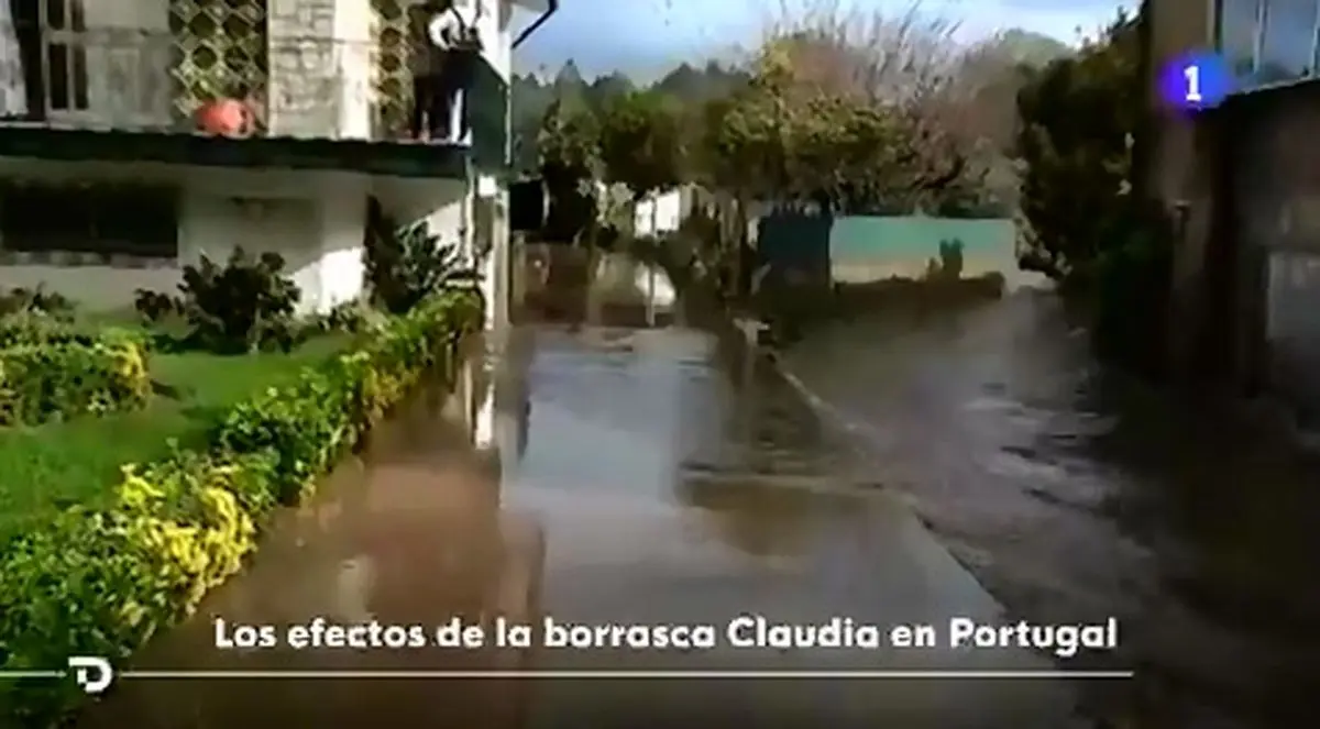 طوفان مرگبار در پرتغال و سیل در انگلیس + فیلم