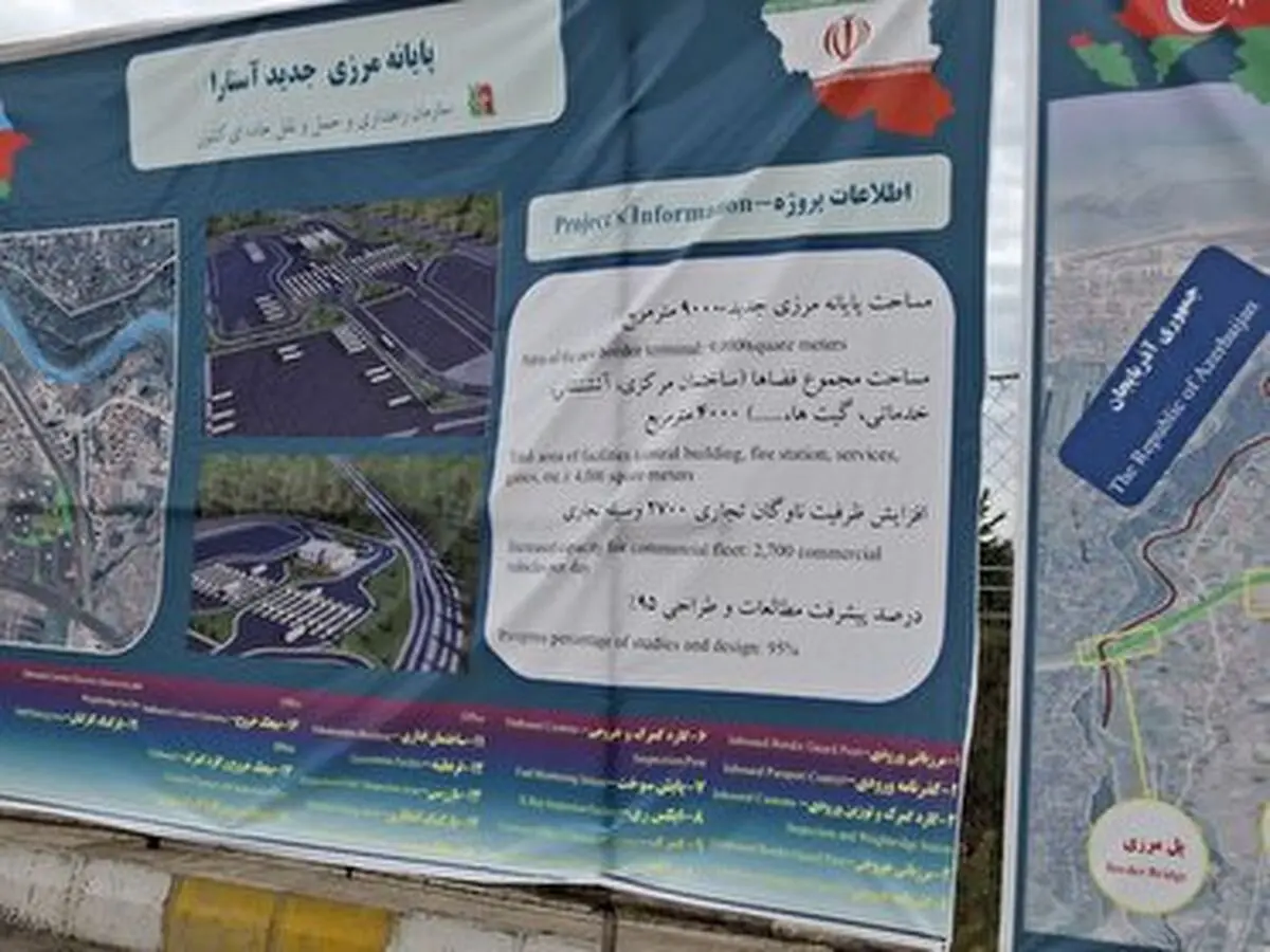 بازدید مشترک مقامات ایرانی، روسی و آذربایجانی از پروژه‌های ایران در آستارا