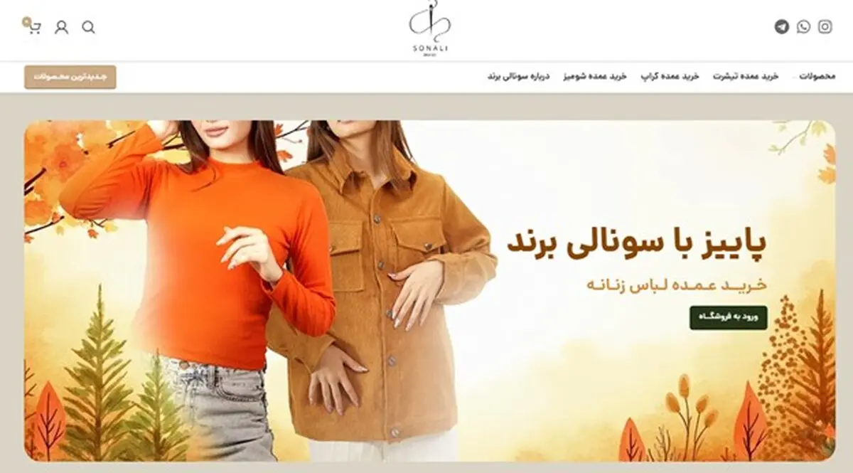 سونالی برند؛ عمده فروشی آنلاین لباس زنانه با کیفیت و قیمت مناسب در بازار بزرگ تهران