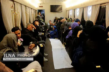 عزاداری شهادت حضرت زهرا(س) در قطار زائران رضوی