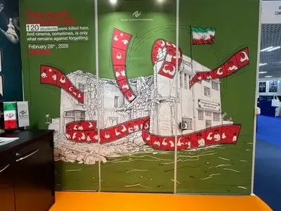 غرفه ایران در بازار فیلم جشنواره کن به نام کودکان میناب مزین شد