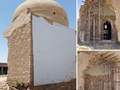 خاکبرداری منجر به ریزش دیوار امامزاده سلیمان(ع) شد/ جزئیات اجرای طرح برای میراث‌فرهنگی ارسال نشده است