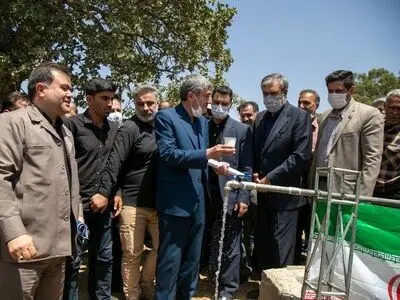 بهره‌برداری از مجتمع آبرسانی به روستاهای کوهمره سرخی در شیراز