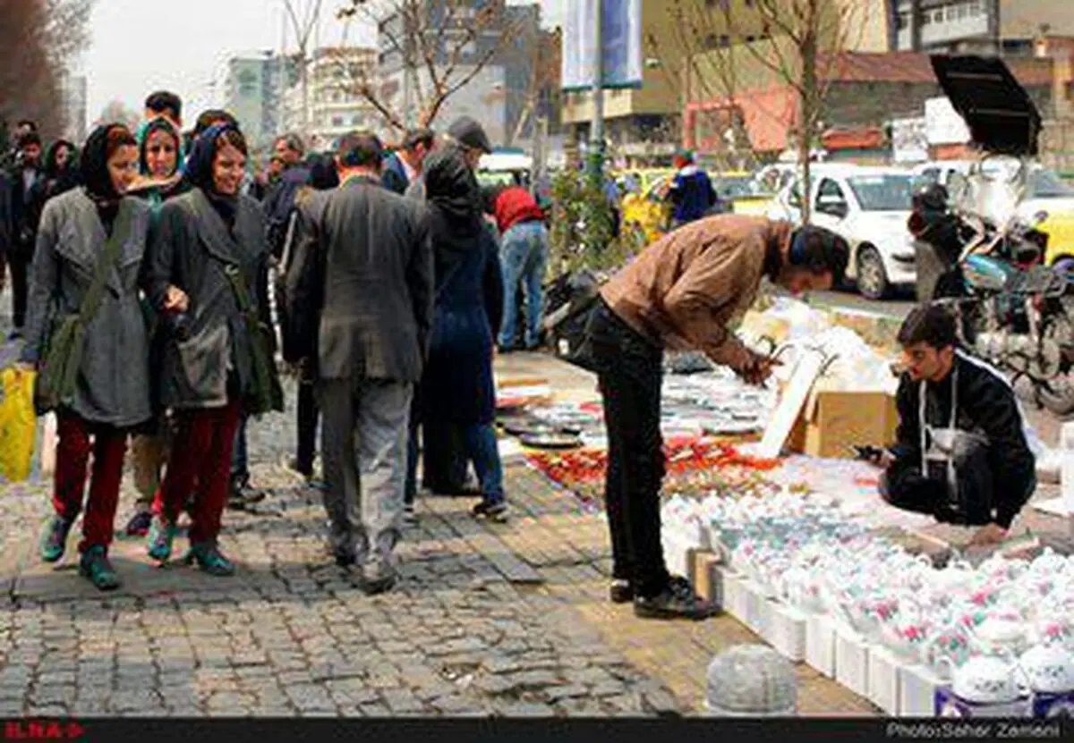 ممانعت از فعالیت دستفروشان تهرانی در چهار‌ راه ولیعصر