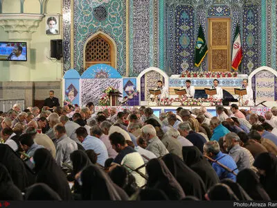مراسم ترتیل‌خوانی در حرم حضرت عبدالعظیم حسنی (ع)