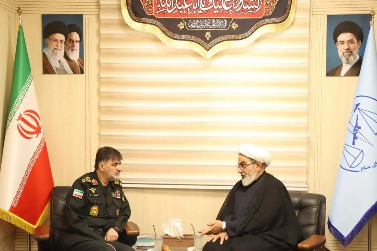 فرمانده کل انتظامی کشور با رئیس سازمان قضایی نیرو‌های مسلح دیدار کرد