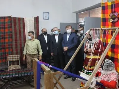 بازدید مونسان و استاندار گیلان از روستای جهانی قاسم آباد 