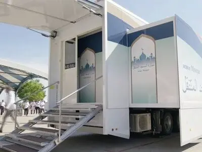 آزمایش موفق نمازخانه سیار شرکت ژاپنی