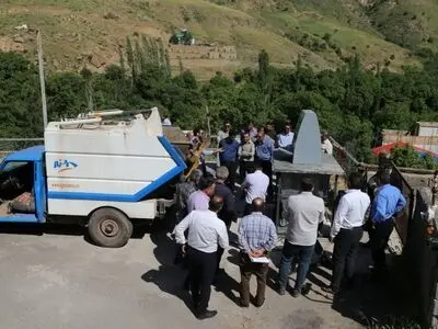برپایی کارگاه آموزشی مدیریت پسماند روستایی ویژه دهیاران قزوین در روستای اندج