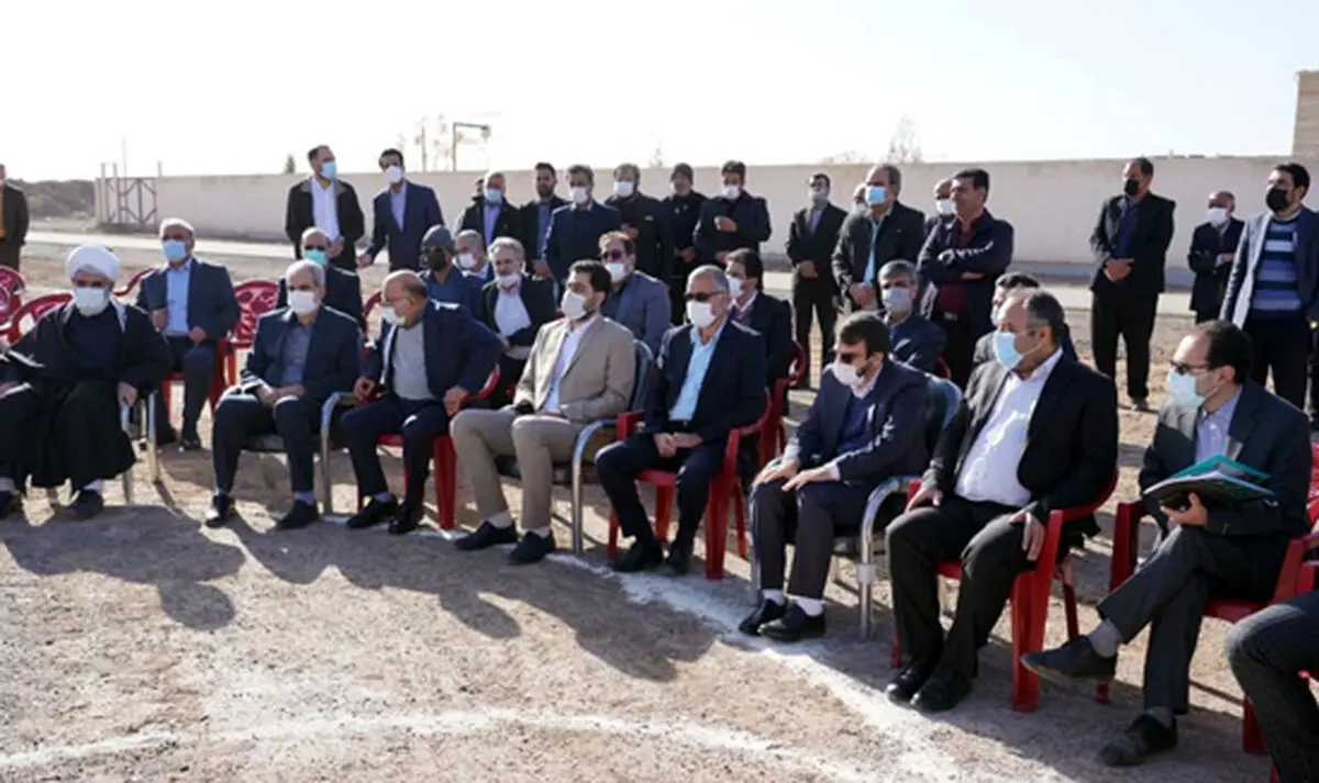 خشت‌گذاری ساخت «دبستان ۶ کلاسه روستای اریسمان» توسط وزیر آموزش و پرورش