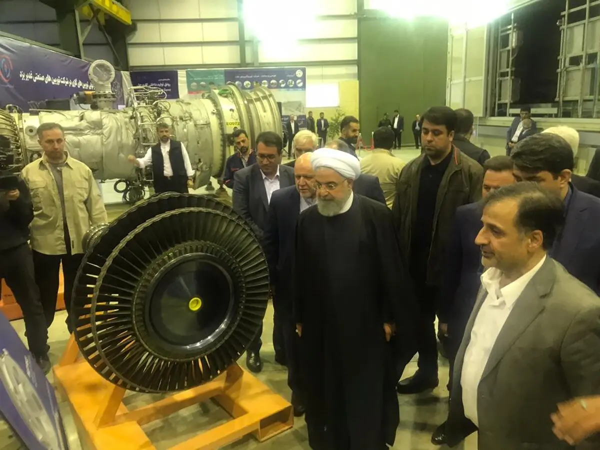 کارخانه توربین‌سازی شرکت توربین‌های صنعتی غدیر یزد با حضور رئیس‌جمهور افتتاح شد
