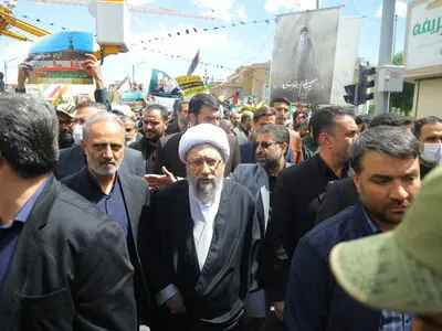 راهپیمایی روز قدس استان قم 