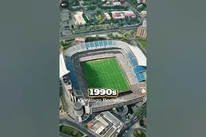 ویدئو: تغییرات مختلف برنابئو از 1947 تا 2026‏