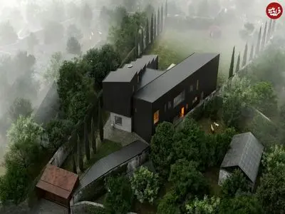 خانه باغ تالش؛ اثری جالب از یک تیم معماری ایرانی + عکس