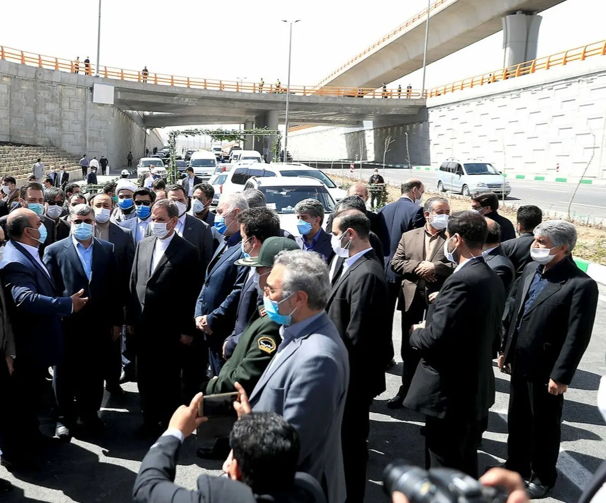 بهره‌برداری از چند طرح عمران شهری با حضور جهانگیری در مشهد 