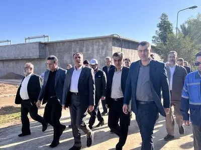 بازدید مدیرعامل آبفای کشور از تصفیه‌خانه غرب اهواز