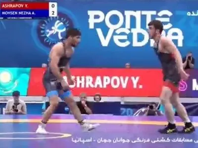 محسن‌نژاد طلایی شد + فیلم