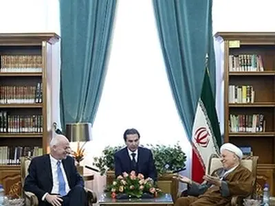 دیدار معاون وزیر خارجه ایتالیابا آیت الله هاشمی رفسنجانی