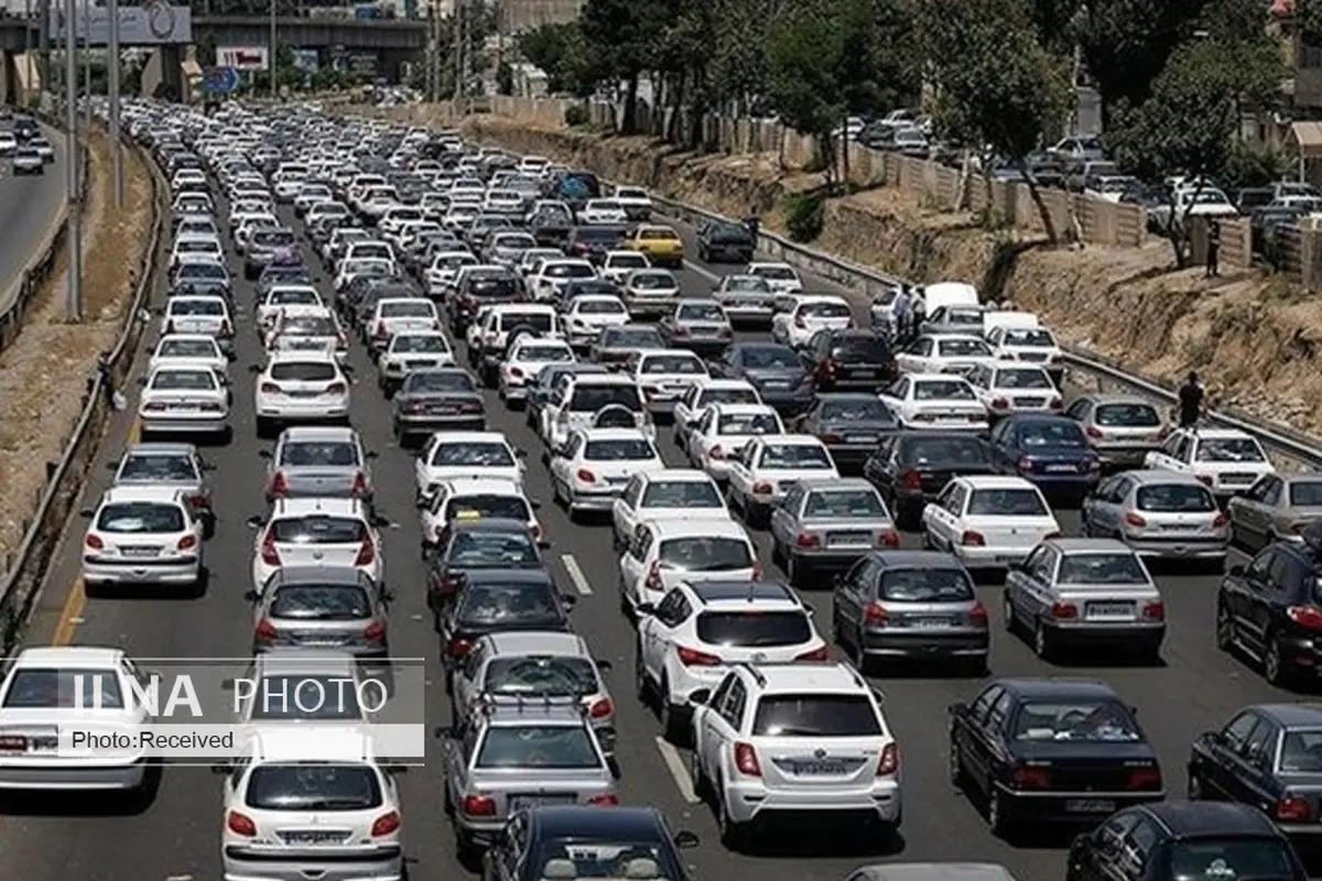 ترافیک نیمه سنگین در آزاد راه قزوین-کرج